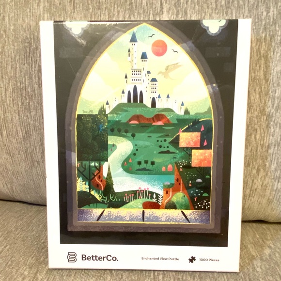 🧩 New Sealed ENCHANTED VIEW 1,000 Piece Puzzle BetterCo. Small Artist Soy Ink - Picture 2 of 4